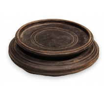 Socle chinois en bois sculpté (abimé)