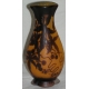 Vase de GALLE, orange-brun.