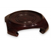 Socle chinois en bois carré