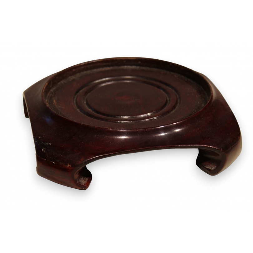 Socle chinois en bois carré