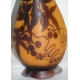 Vase de GALLE, orange-brun.