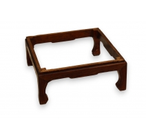 Base de socle chinois en bois carré