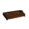 Socle chinois rectangulaire en bois