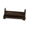 Rectangular Chinese base made of blackened wood