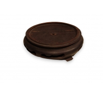 Socle chinois en bois sculpté