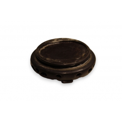Socle chinois en bois sculpté