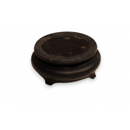 Socle chinois en bois sculpté