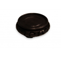 Socle chinois en bois sculpté