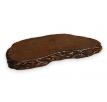 Socle chinois en bois sculpté