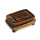 Socle chinois rectangulaire en bois