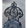 Chaise anglaise en fonte noire