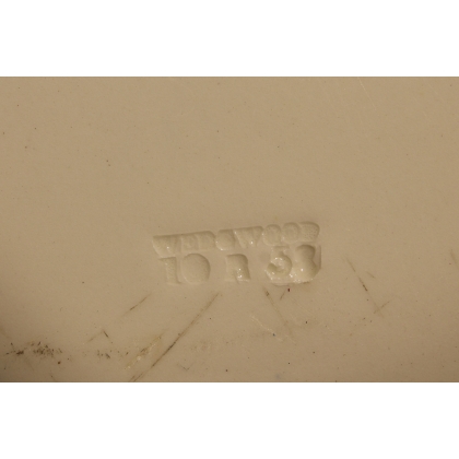 Plat en faïence Wedgwood \"Ferrara of Etruria\"
