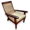 Indonesian rattan armchair, as is, at Moinat SA – Antiques and home décor