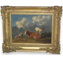Painting "Cow Caretaker"