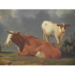 Paintings | Painting entitled ‘Vacher’. Moinat SA  – Antiques and home décor
