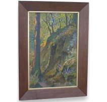Tableau "Forêt", signé GAULIS.