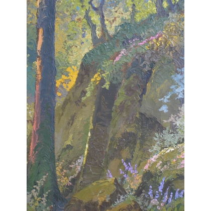 Paintings | Painting entitled ‘Forest’, signed GAULIS. Moinat SA  – Antiques and home décor