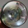 Green and yellow glass bottle marked LUZORO 01