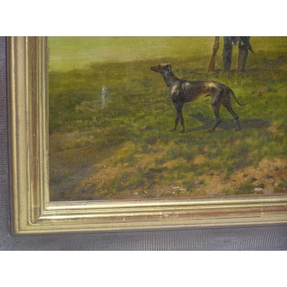 Paintings | Painting entitled ‘Characters’ by A. DOVIAN Moinat SA  – Antiques and home décor
