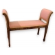 Banquette en bois peint
