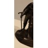 Sculpture montagnard en régule