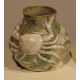 Paire de vases Crabe et Ecrevisse en porcelaine