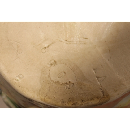 Paire de vases Crabe et Ecrevisse en porcelaine