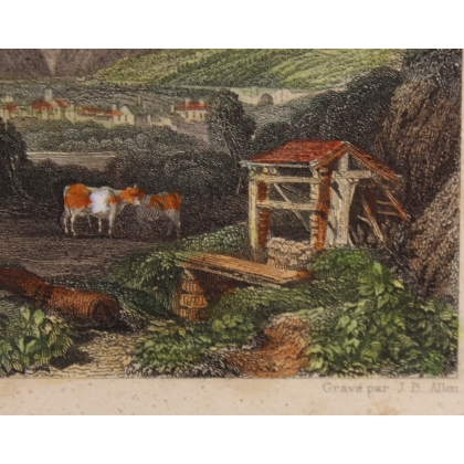 Engraving entitled ‘Swiss Cottage’ by C. STANFIELD