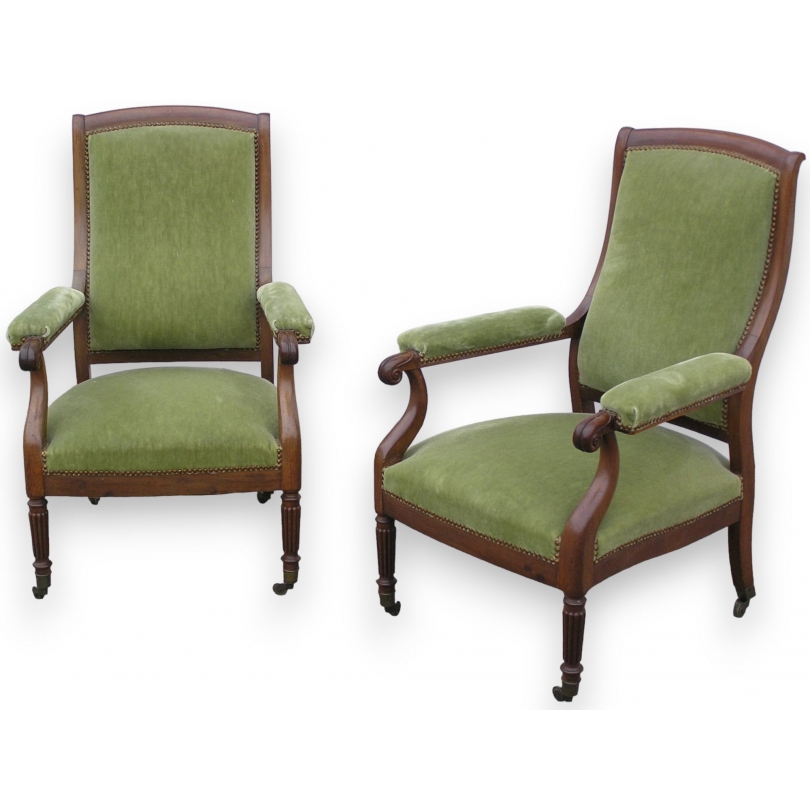 Pair of Ls-Philippe armchairs from Moinat SA – Antiques and home décor