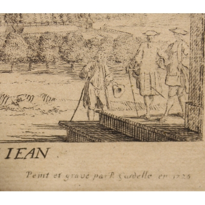 Engraving: ‘View of Geneva towards St Jean’