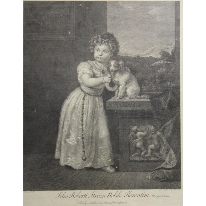 Engraving: ‘Filia Roberti Strozzi Nobilis Florentini’
