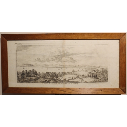 Gravure "A Prospect of Geneva and The Lake"