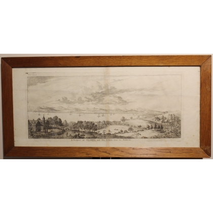 Engraving: ‘A Prospect of Geneva and the Lake’