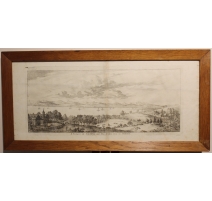 Gravure "A Prospect of Geneva and The Lake"