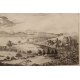 Gravure "A Prospect of Geneva and The Lake"