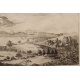 Gravure "A Prospect of Geneva and The Lake"