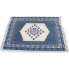 Tapis marocain en laine bleu