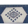 Tapis marocain en laine bleu
