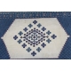 Tapis marocain en laine bleu