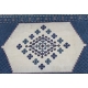 Tapis marocain en laine bleu