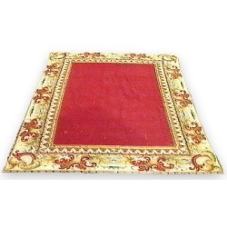 Small-dot rug. Red centre. at  Moinat SA  - Antiques and home décor