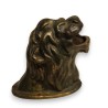 Tête de lion en fonte