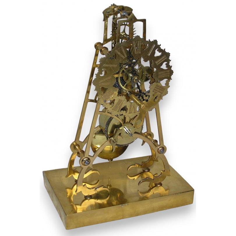  Pendule "Squelette". sur  Moinat SA  - Antiquités décoration