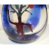 Vase à décor d'un arbre signé PEBAQUÉ