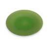 Green opaline plate