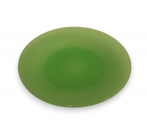 Assiette opaline verte