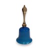 Clear and blue glass bell jar