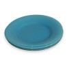 Blue opaline plate