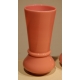 Paire de vases en opaline rose