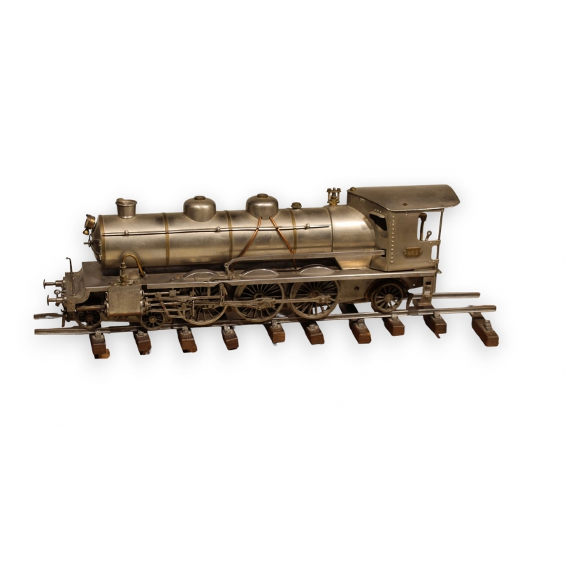 Scale model of a steam locomotive